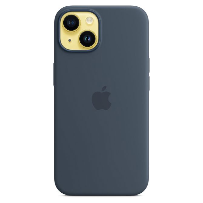 Silikonski ovitek APPLE iPhone 14 z MagSafe - Storm Blue 6