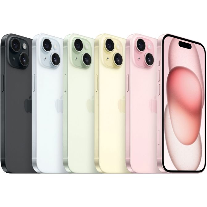 Pametni telefon Apple iPhone 15, 128 GB, zelen 5