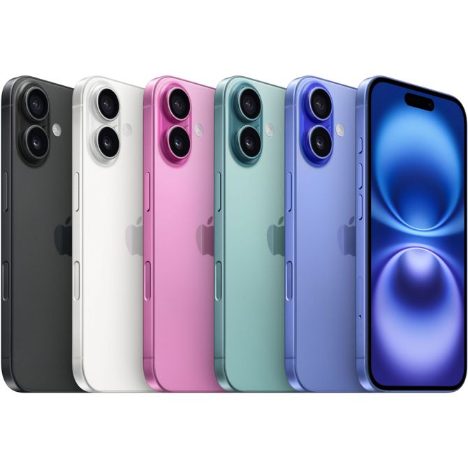 Pametni telefon Apple iPhone 16 256 GB bele barve 5