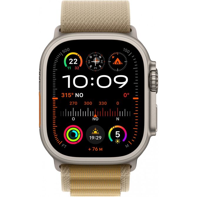 Pametna ura Apple Watch Ultra 2 (2024) LTE 49 mm ohišje iz naravnega titana z alpsko zanko M - mandljevo 2
