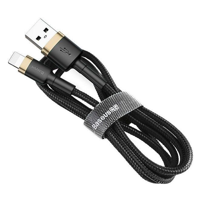 Baseus Cafule kabel USB Lightning 2.4A 1m (zlat+črn) 2