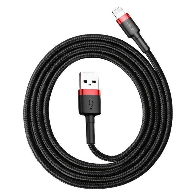 Baseus Cafule kabel USB Lightning 2A 3m (črna+rdeča) 2