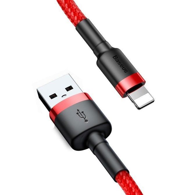 Baseus Cafule kabel USB Lightning 2A 3m (rdeč) 2