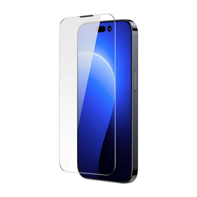 Baseus Crystal Tempered Glass Dust-proof 0,3 mm za iPhone 14 Pro (2 kosa) 6