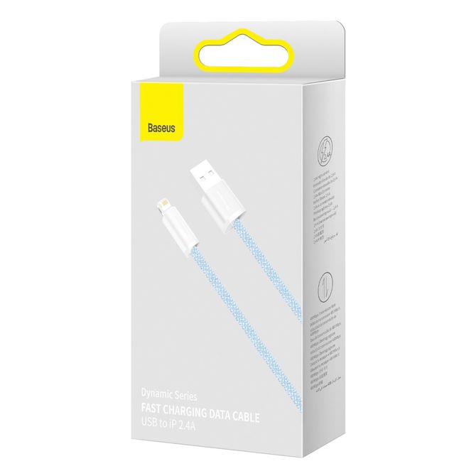Baseus Dynamic kabel USB to Lightning, 2.4A, 2m (moder) 5