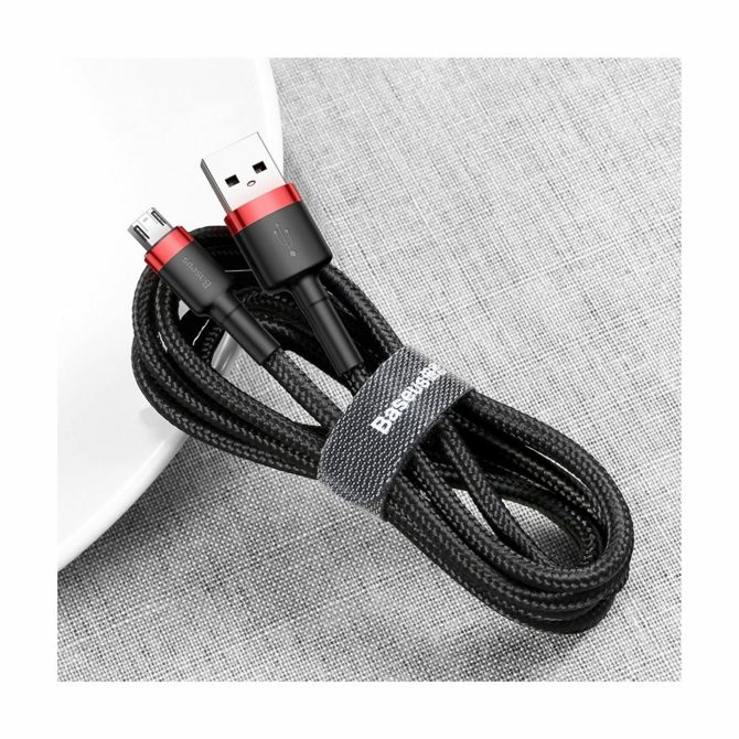 Baseus kabel USB A-B mikro 3m 2A Cafule rdeč/črn CAMKLF-H91 3