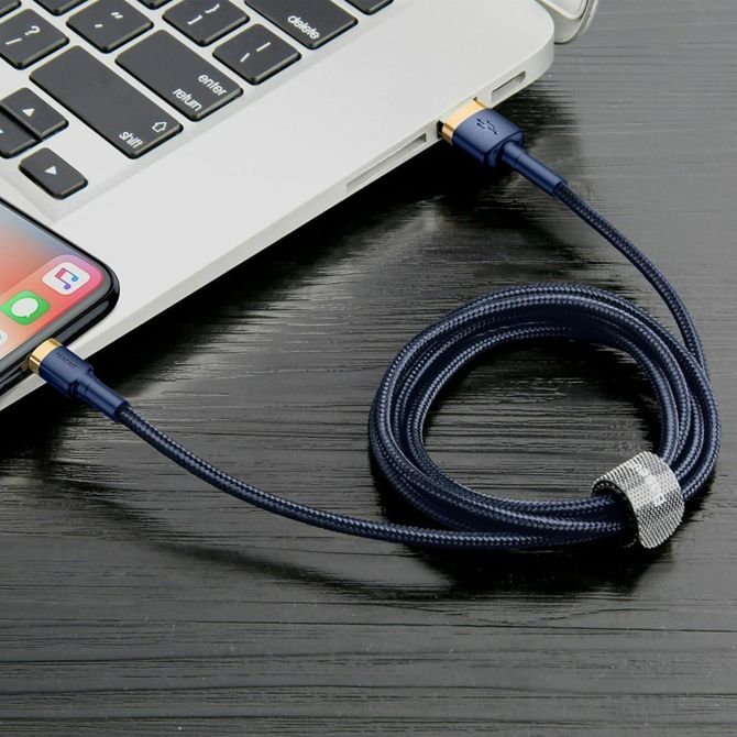 Baseus kabel USB/Lightning  1m 2.4A Cafule moder CALKLF-BV3 4