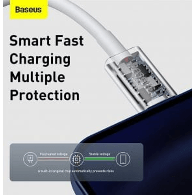 Baseus podatkovni kabel CATLYS-A02 Superior Quick Charge Type C - Lightning 20W 1m - bel 4