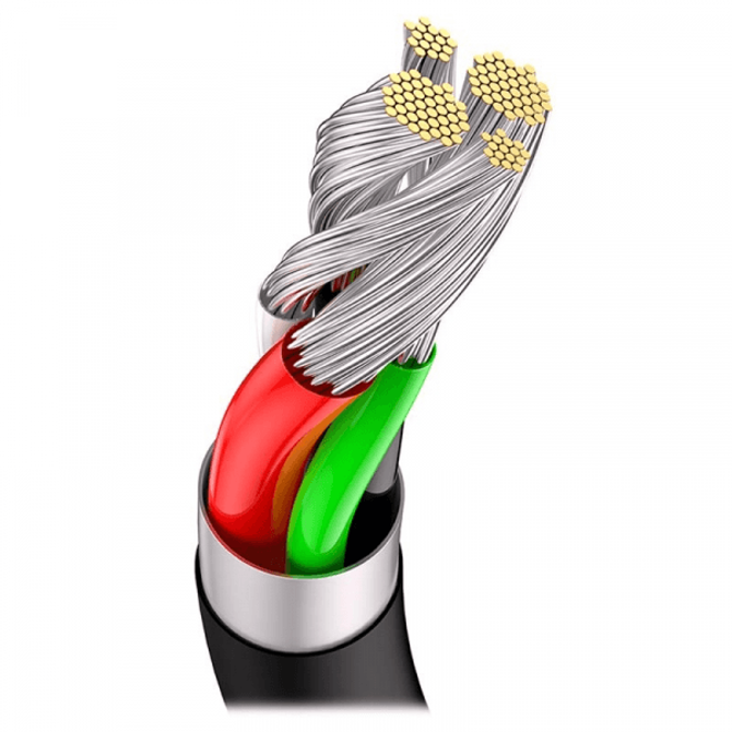 Baseus podatkovni polnilni kabel CATYS-A01 Superior Quick Charge Type C 66W 2m - črn 4