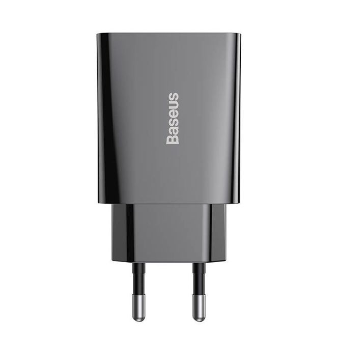 Baseus Speed Mini Quick Charger, USB-C, PD, 3A, 20W (črn) 2
