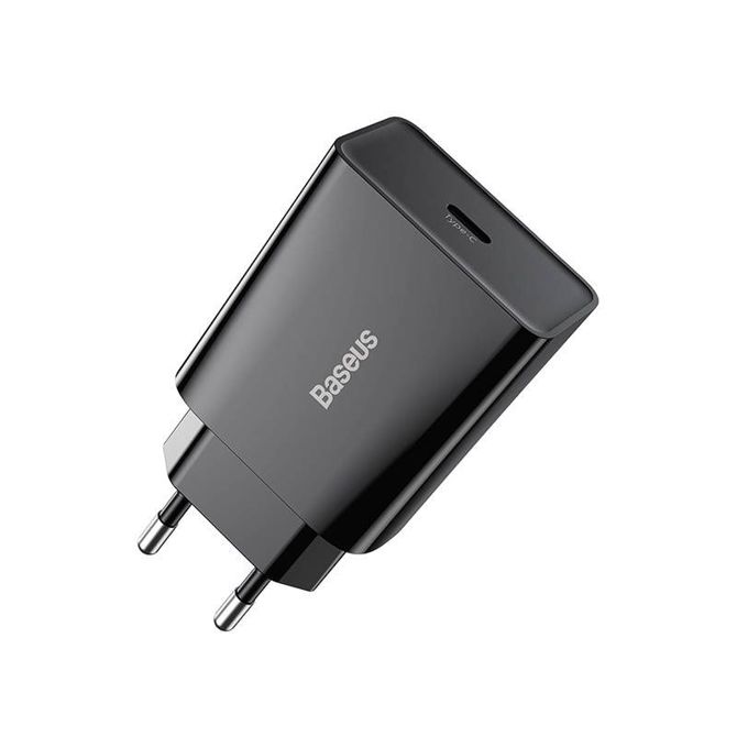 Baseus Speed Mini Quick Charger, USB-C, PD, 3A, 20W (črn) 4