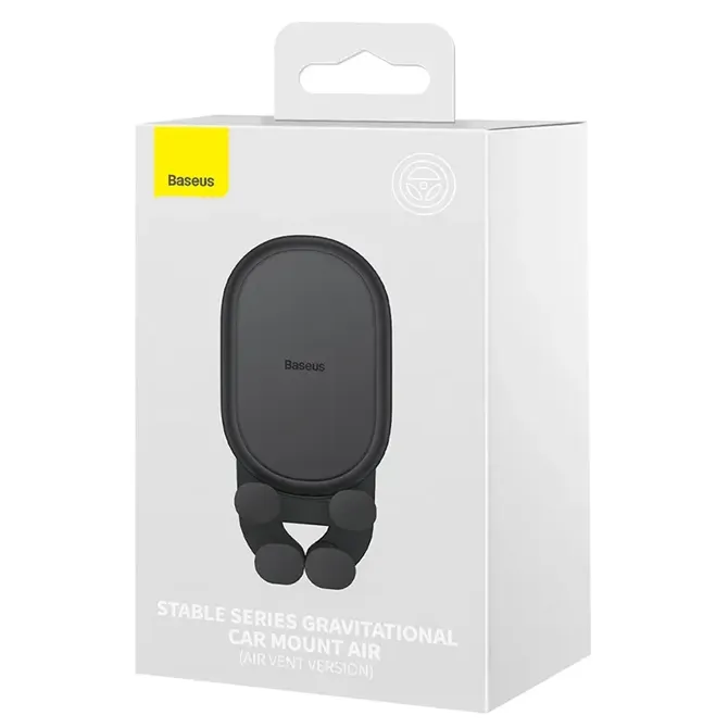 Baseus Stable Gravitational Car Phone Holder to Ventilation Grid (črna) 5