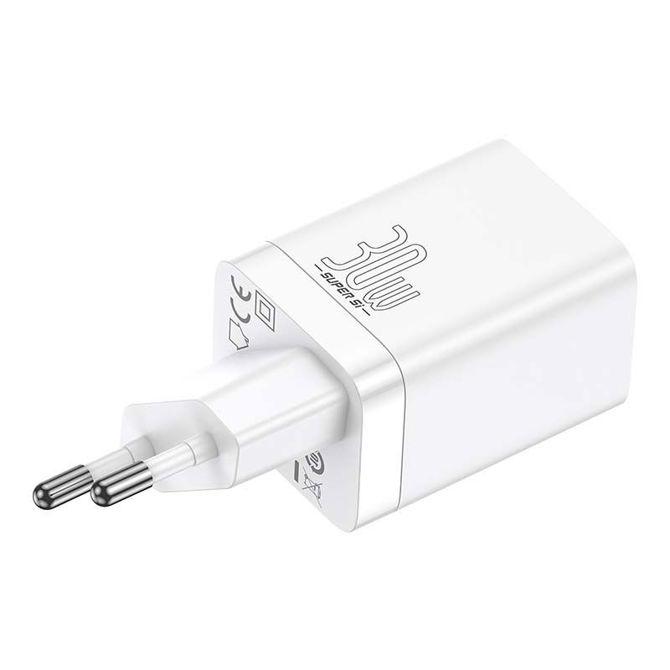 Baseus Super Si Pro Quick Charger USB + USB-C 30W (bel) 2