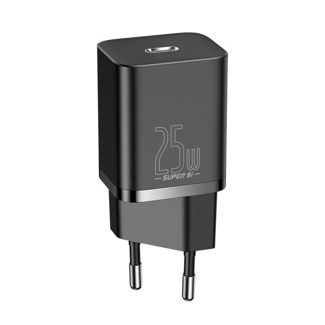 Baseus Super Si Quick Charger 1C 25W z USB-C kablom za USB-C 1m (črn) 6