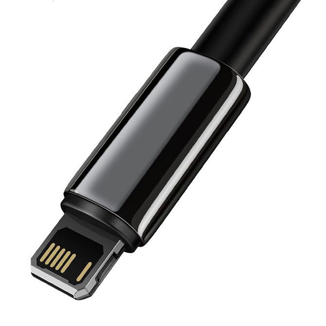 Baseus Tungsten Gold kabel USB na iP 2.4A 2m (črn) 5