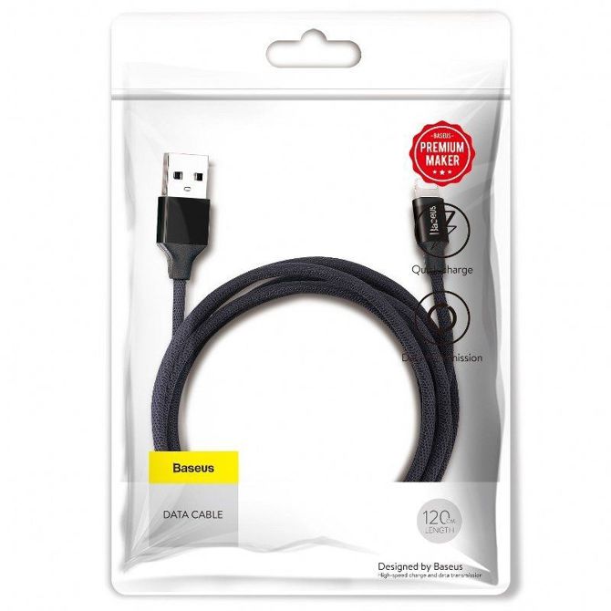 Baseus Yiven Lightning kabel 120cm 2A - črn 6