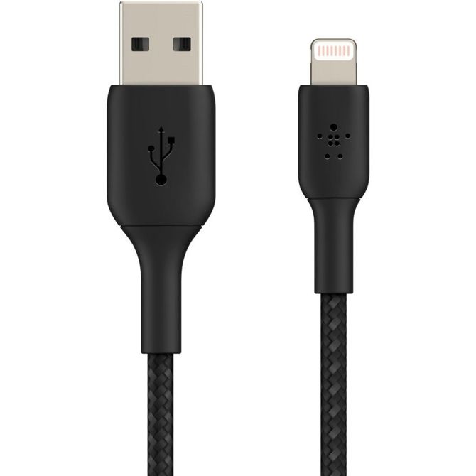 Belkin Lightning kabel za polnjenje/sinhronizacijo prekrit mfi 1m črn 3