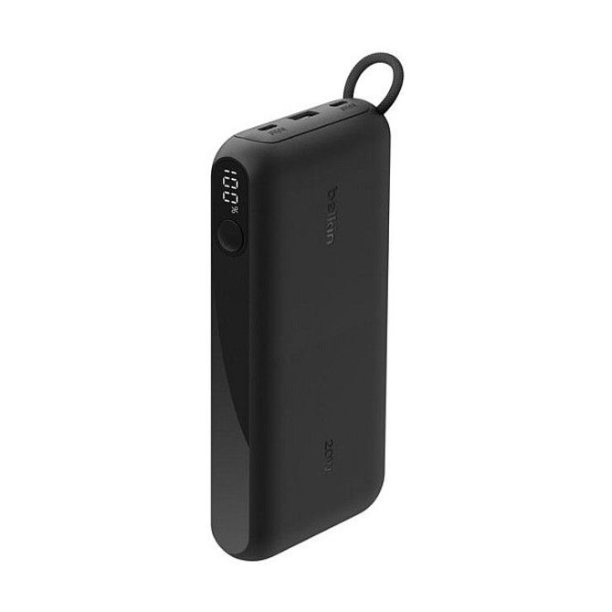 Belkin Powerbank 20.000mAh črni zaslon PD 20W USB-C BPB028hqBK 5