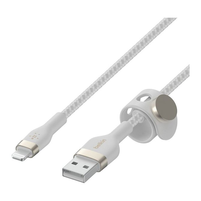 Kabel Belkin PRO Flex Lightning/USB-A, Apple zert., 2m, bel 4