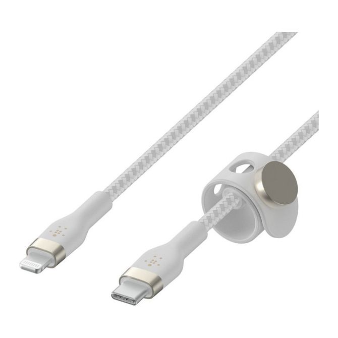 Belkin PRO Flex Lightning/USB-C, do 15 W, Apple zer., 2 m, težka 4