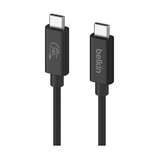 Kabel Belkin USB4, USB-C/USB-C, 240 W, 20 Gbit/s, 2 m 3