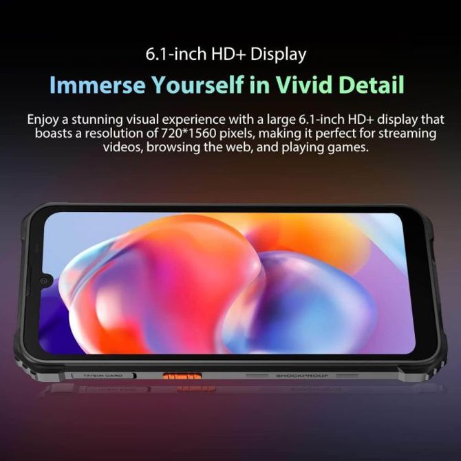 Pametni robustni telefon Blackview  BV5300 PRO 4/64GB, oranžen 6