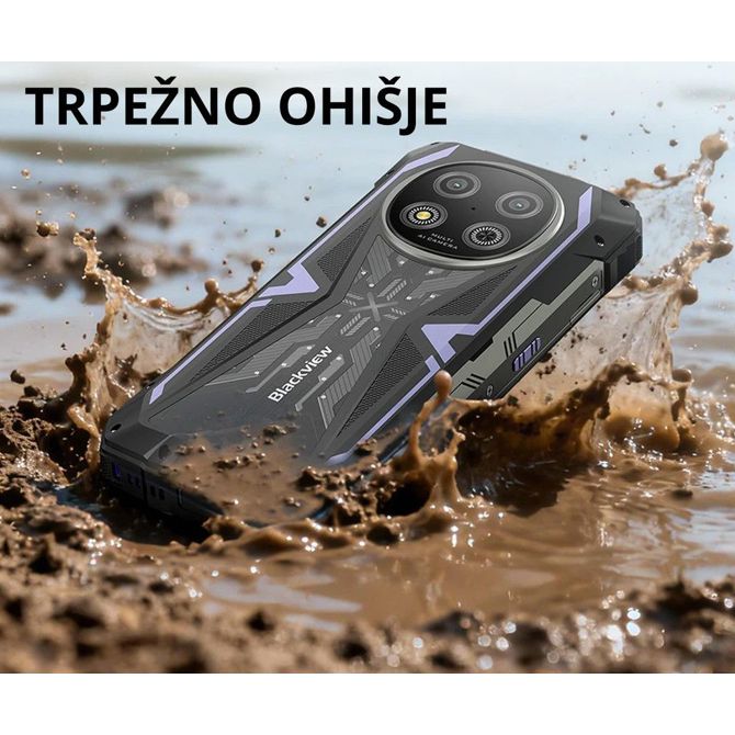 Pametni telefon Blackview ROCK 2 6.67 HD+ IPS 120Hz, 5G, 12GB/256GB, 15000mAh, IP68/IP69K/MIL-STD-810H, črn 2