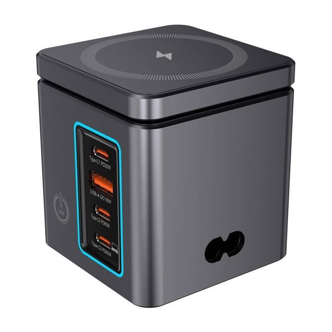 Blitzwolf BW-i113 GaN, USB-A, 3xUSB-C, 105W omrežni polnilnik 2