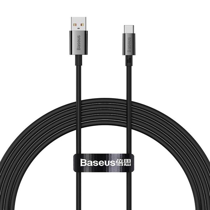 Kabel USB do USB-C Baseus Superior 100W 2m (črn) 2