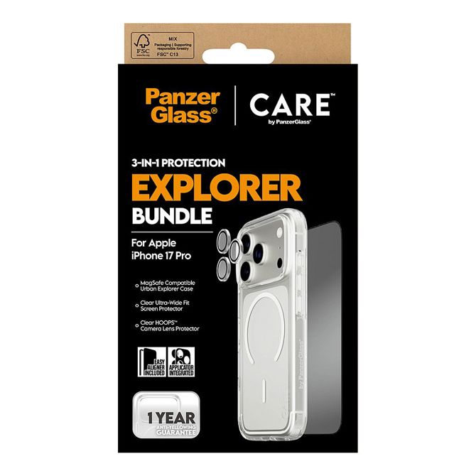 Ovitek za telefon CARE 3-v-1 Flagship Explorer za iPhone 17 Pro 4