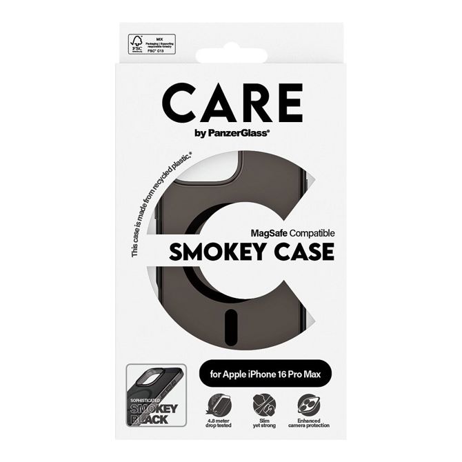 Ovitek CARE by PanzerGlass Flagship MagSafe za iPhone 16 Pro Max, črn 3