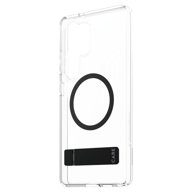 Ovitek CARE by PanzerGlass Feature s stojalom za Samsung Galaxy S25 Ultra, prozoren 4