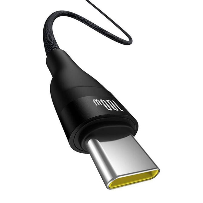 Polnilni kabel Baseus Flash 2 USB na USB-C 100W, 2m (črn) 5