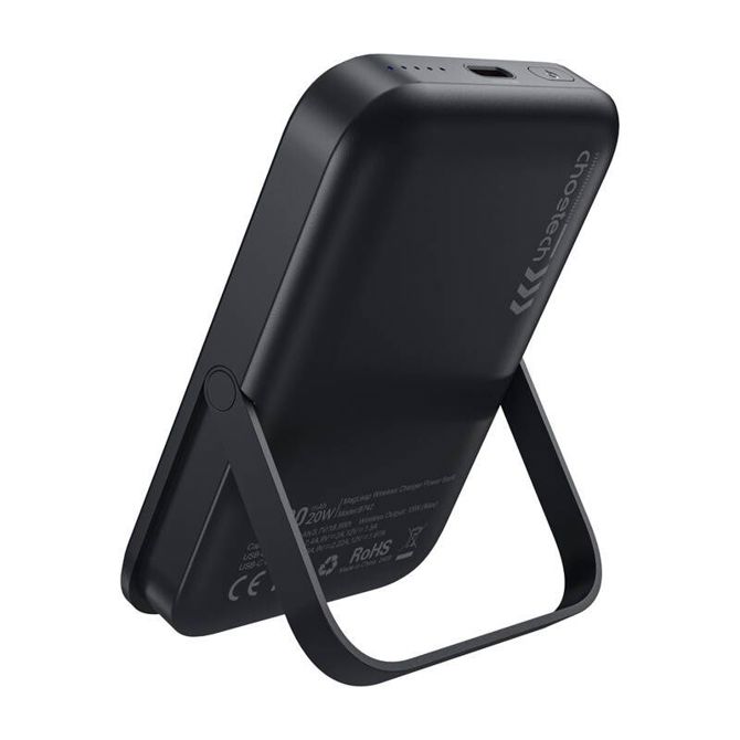 Choetech B743 10000mAh 20W PD magnetni powerbank s stojalom (črn) 2