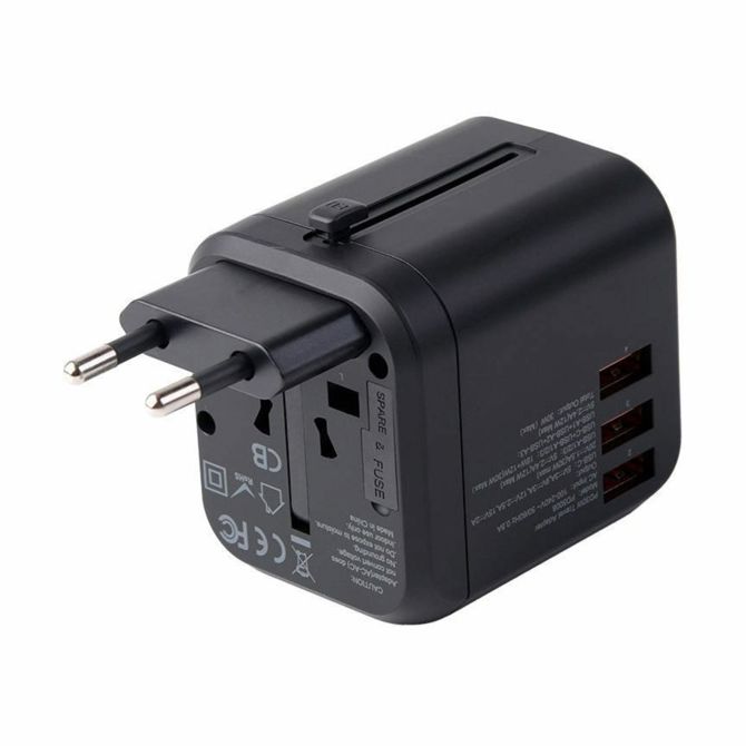 Choetech potovalni adapter + USB TipC TipA PD 35W polnilec EU USA UK AU PD5008 2