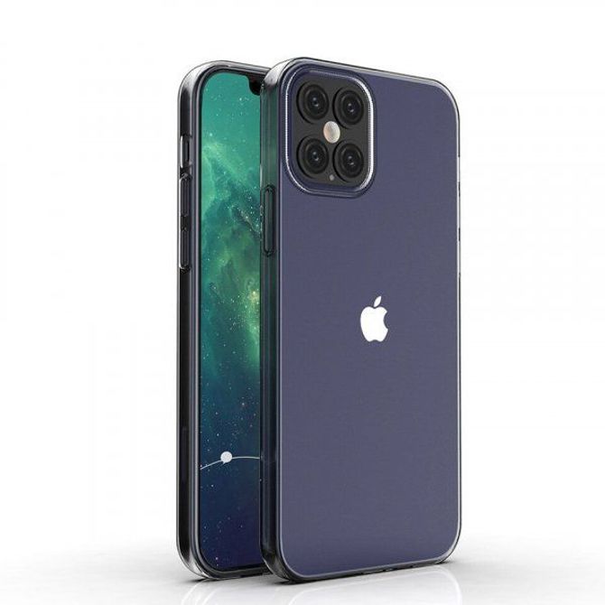 Clear Case 1,8 mm silikonski ovitek za iPhone 12 Pro Max - prozoren 2