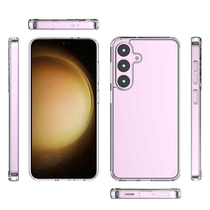 Clear Case 1,8 mm silikonski ovitek za Samsung Galaxy S25 5G - prozoren 2