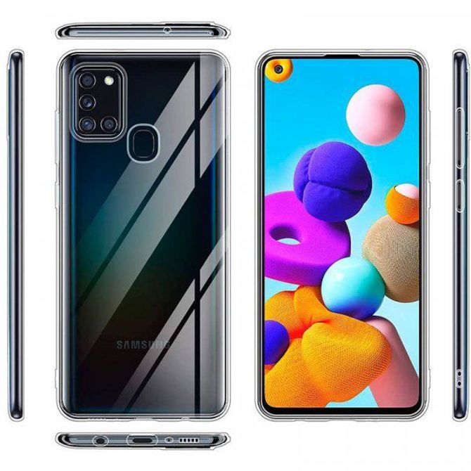 Clear Case 1,8mm silikonski ovitek za Samsung Galaxy A12 A125 - prozoren 2