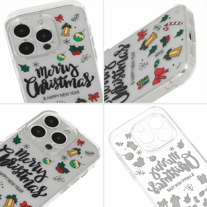 Clear Case Christmas za iPhone 15 Pro Max - prozoren 4