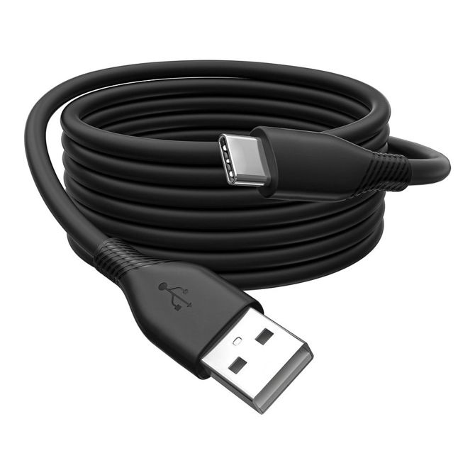 Digitus USB-A > USB-C 2.0 (ST-ST) 0,5m Ladekabel Silikon 60W Schwarz 2