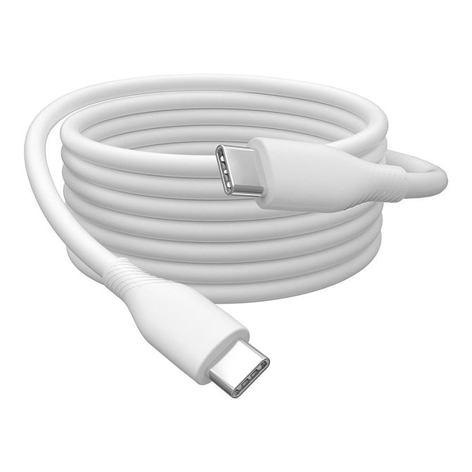 Digitus USB-C 2.0 (ST-ST) 0,5m polnilni kabel silikon 60W bel 2