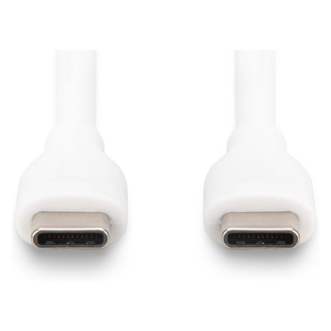 Digitus USB-C 2.0 (ST-ST) 0,5m polnilni kabel silikon 60W bel 5