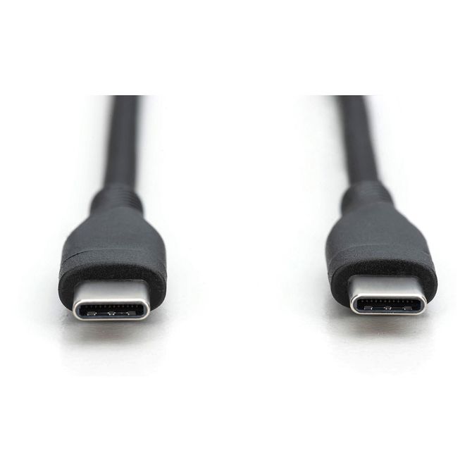 Digitus USB-C 2.0 (ST-ST) 2m Ladekabel Silikon 60W Schwarz 5