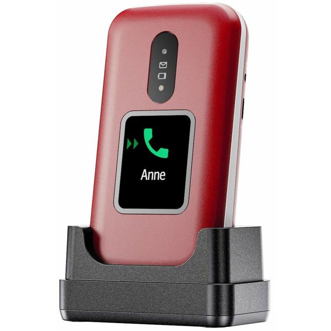 GSM telefon Doro 2880 rdeča brez napajalnika 6