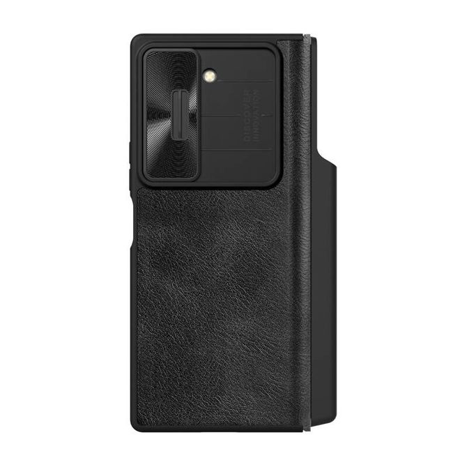 Usnjen ovitek Nillkin Qin Pro za Samsung Galaxy Z Fold 6 5G (črn) 3