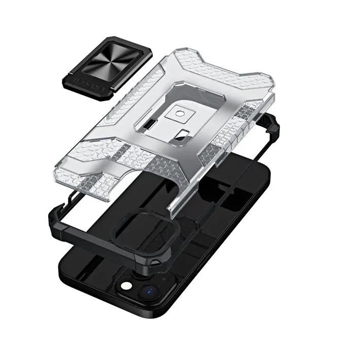 Etui ovitek Crystal Ring Armor za iPhone 12 Pro Max črn 6
