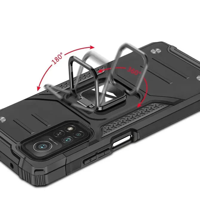 Etui ovitek robusten Ring Armor za iPhone 13 Pro Max črn 2