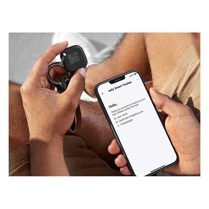Pametni iskalnik Anker eufy Security SmartTrack Link Bluetooth, vodoodporen, zamenljiva baterija, Find My podpora, črn 4