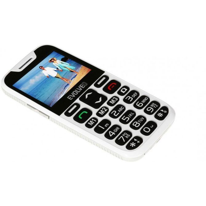 Telefon za starejše Evolveo Easyphone XD, bel 2