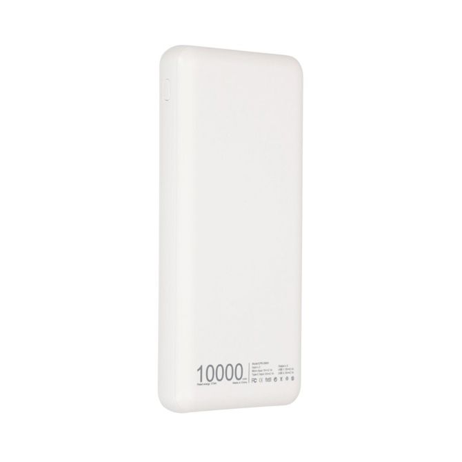 Extralink EPB-098W 10000mAh White | Powerbank | Power bank, USB-C 5